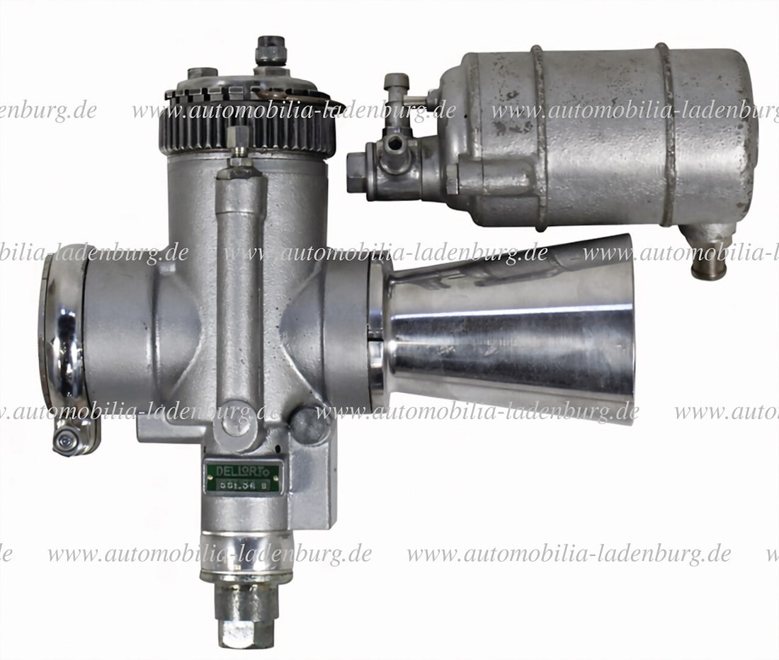 DELLORt 36mm. Dell`Orto racing carburetor "SSI. 36 B", with intake funnel, very good condition: DELLORt 36mm. Dell`Orto racing carburetor "SSI. 36 B", with intake funnel, very good condition German Description DELLORt 36mm. Dell`Orto Rennsportvergaser "SSI. 36 B", mit Ansaugtrichter, sehr guter 