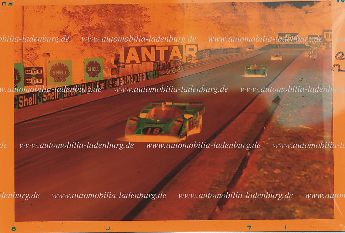 FERRARI Le Mans 1971, original color negative, the Ferrari 512M by Sam Posey / Tony Adamowicz and (1 of 1)