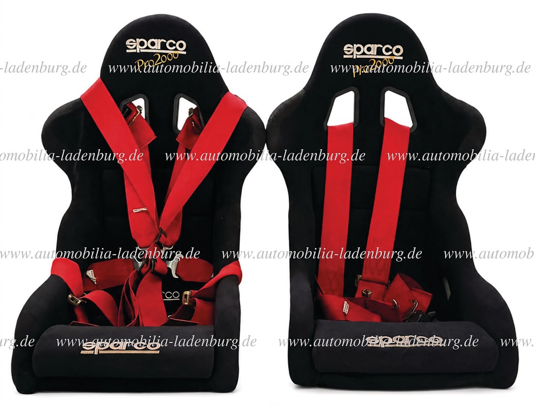 SPARCO a pair of Sparco Pro2000, racing seats / bucket seats, incl. 3-point belts, CS91798, (FIA (1 of 3)
