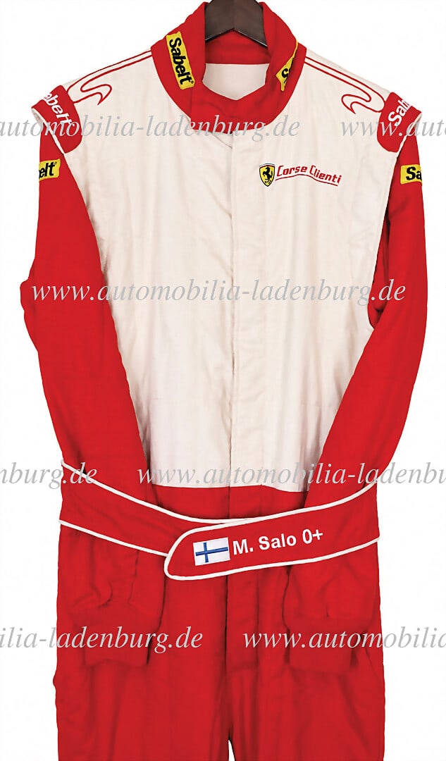 FERRARI Original driver suit from Mika Salo, Ferrari Corse Clienti, Sabelt RS.099.05, (FIA Standard (1 of 2)