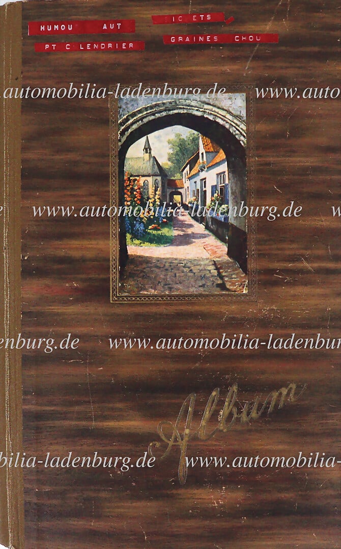 1920s, album with a total of 266 postcards (photo and artist postcards), automobile and motorcycle (1 of 3)