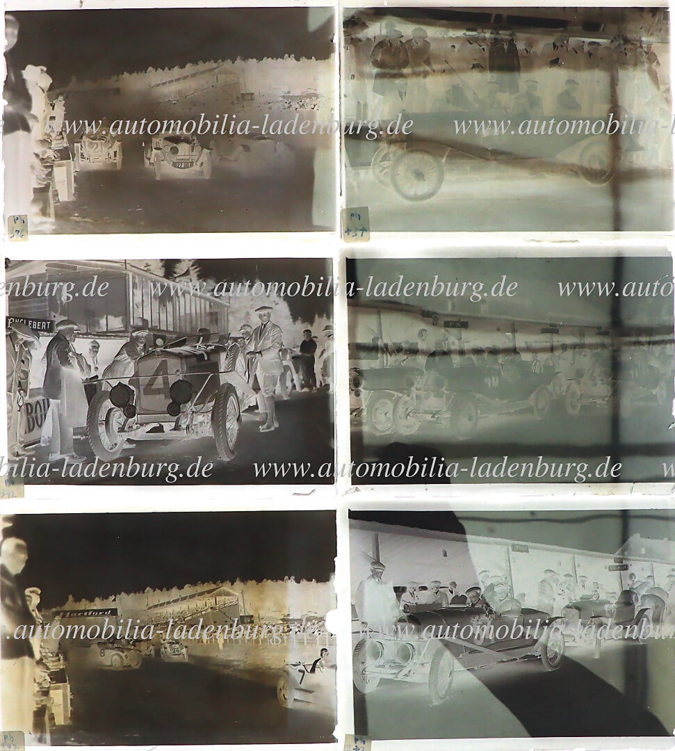 24 HEURES SPA FRANCORCHAMPS Belgium 1925, bundle of 69 b/w glass plate negatives, with almost the (1 of 1)