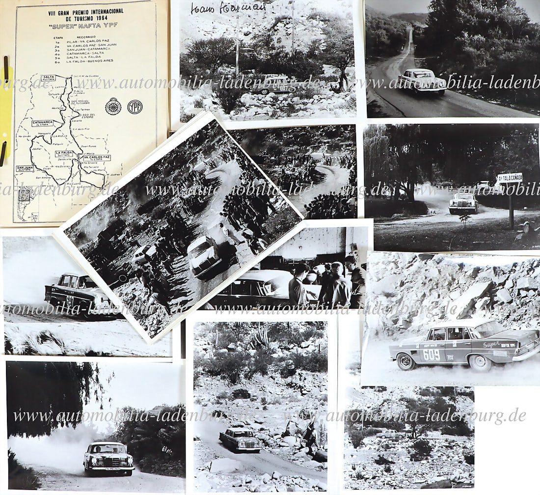 HANS HERRMANN VIII Gran Premio Internacional de Turismo 1964, press kit with 29 pages, preliminary (1 of 1)