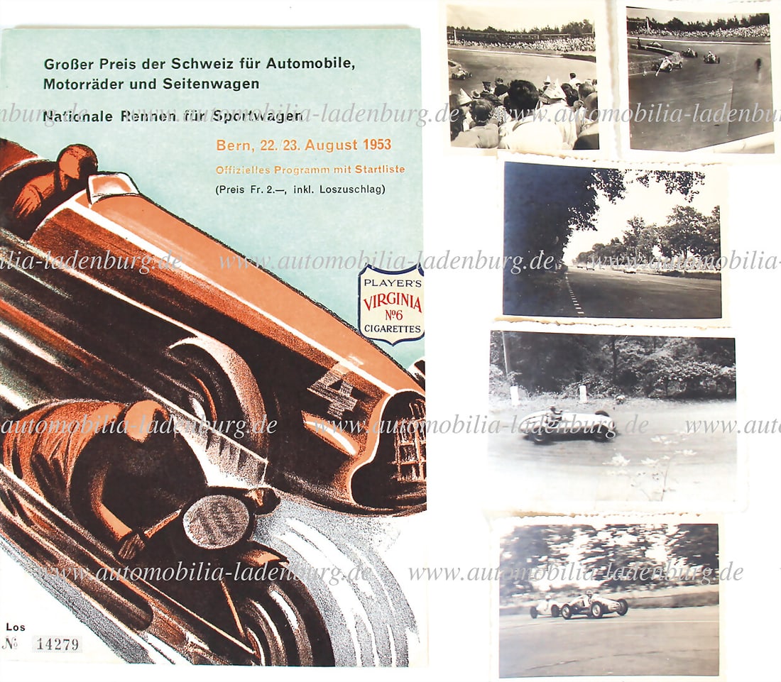 Program booklet "Swiss Grand Prix for Automobiles Motorcycles and Sidecars National Race for Sports (1 of 1)
