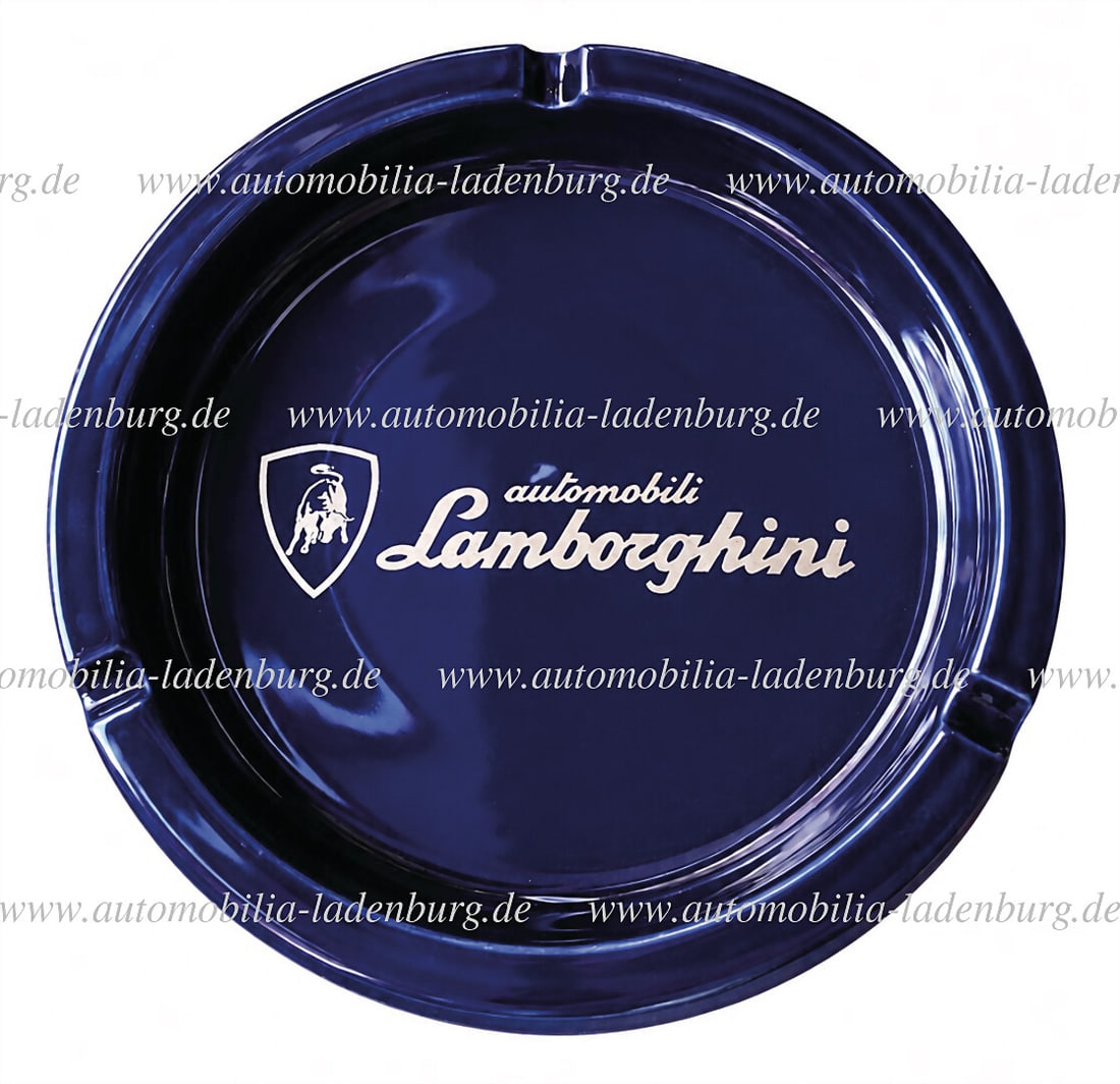 LAMBORGHINI Lamborghini ashtray, diameter 22cm, good condition German Description LAMBORGHINI (1 of 2)