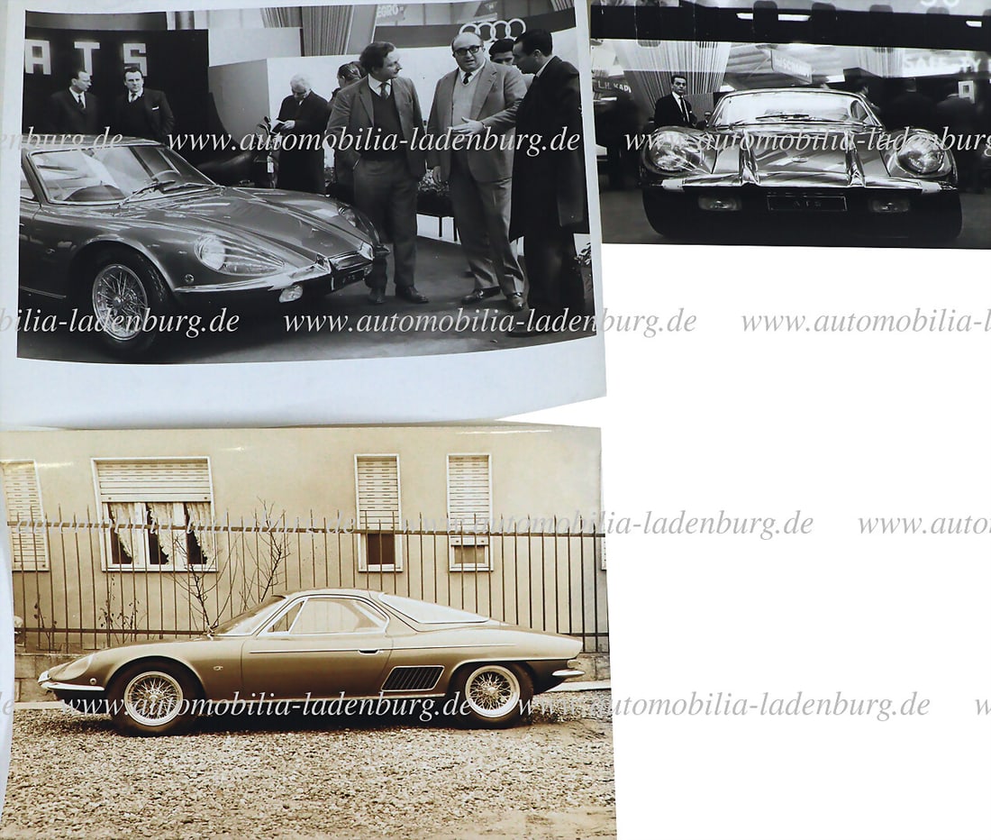 ATS Mixed lot of 3 original b/w photographs ATS, including two photographs at the exhibition stand: ATS Mixed lot of 3 original b/w photographs ATS, including two photographs at the exhibition stand in Geneva 1963, various formats German Description ATS Konvolut 3 original s/w Aufnahmen ATS, darunte