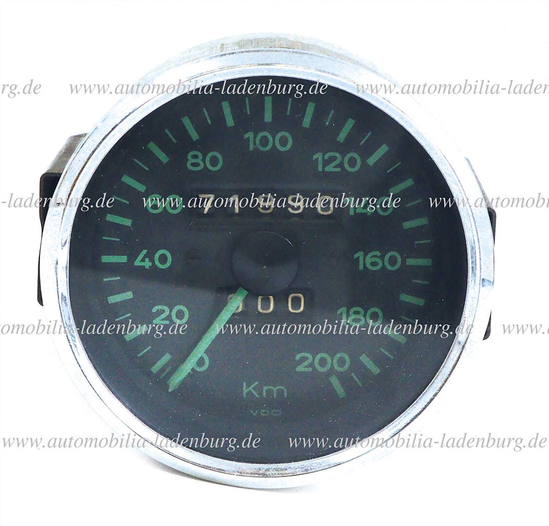 PORSCHE VDO speedometer for Porsche 356A Carrera, dated (9.55), not tested for function, visually (1 of 2)