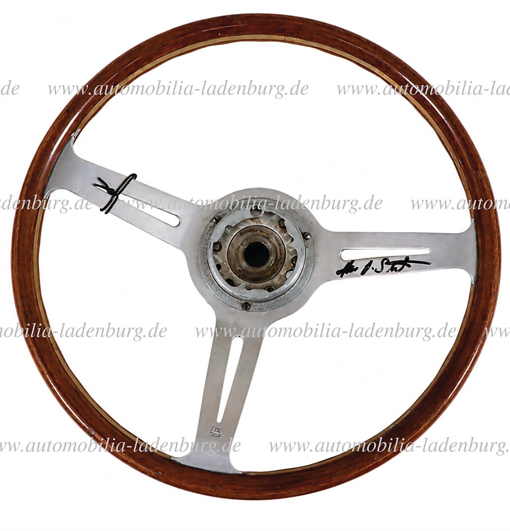 PORSCHE Les Leston wooden steering wheel for Porsche 904, also for 356 and 911, diameter 40cm, good (1 of 2)