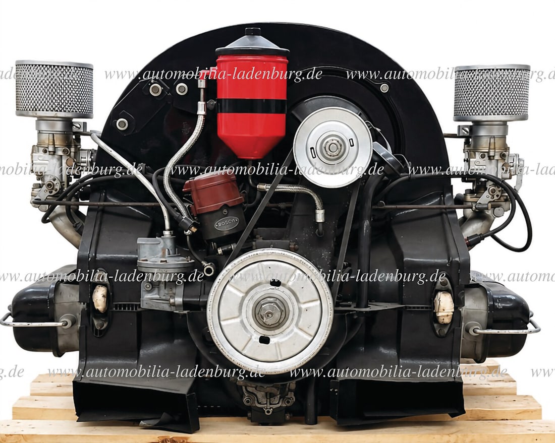PORSCHE 1954, drive unit for Porsche 356 preA, engine number P33655, engine type 546, 1500, Solex (1 of 5)