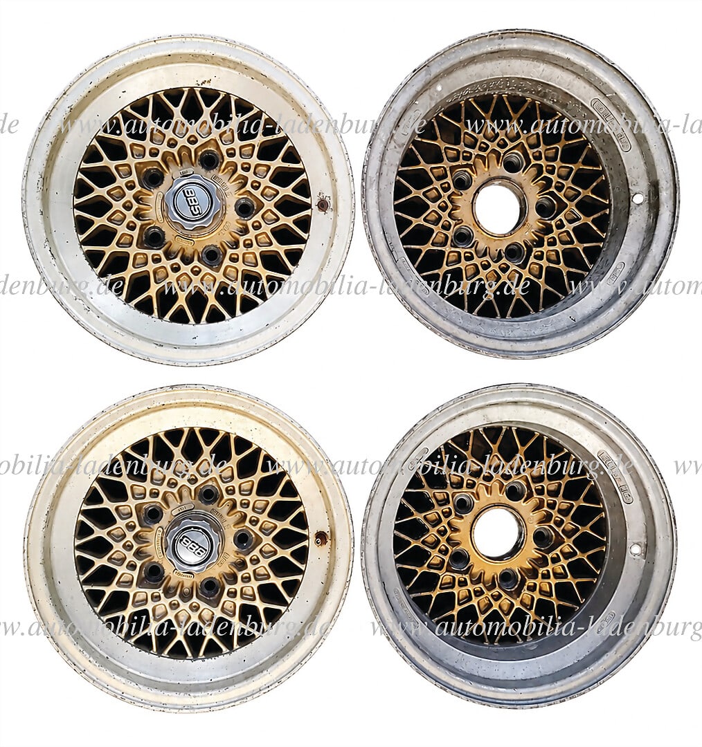 BBS one set of Mahle BBS rims 2x 7Jx15, 2x 9Jx15 (H2ET23), used German Description BBS ein Satz (1 of 1)