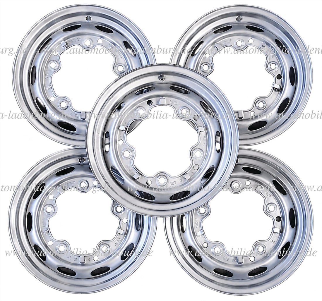 PORSCHE Lot of 5 steel rims 4 1/2Jx15, including 2x Lemmerz, as well as 3 others (without (1 of 1)