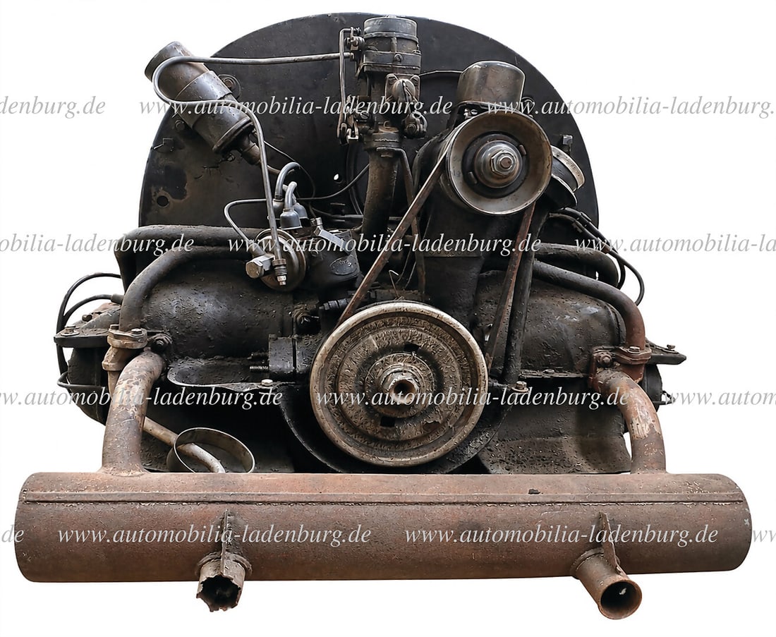 VOLKSWAGEN ca. 1952/53, power unit Volkswagen Transporter, engine number 3099041, 30hp, 1192ccm, oil: VOLKSWAGEN ca. 1952/53, power unit Volkswagen Transporter, engine number 3099041, 30hp, 1192ccm, oil pump missing, restoration object German Description VOLKSWAGEN ca. 1952/53, Antriebsaggregat Volksw