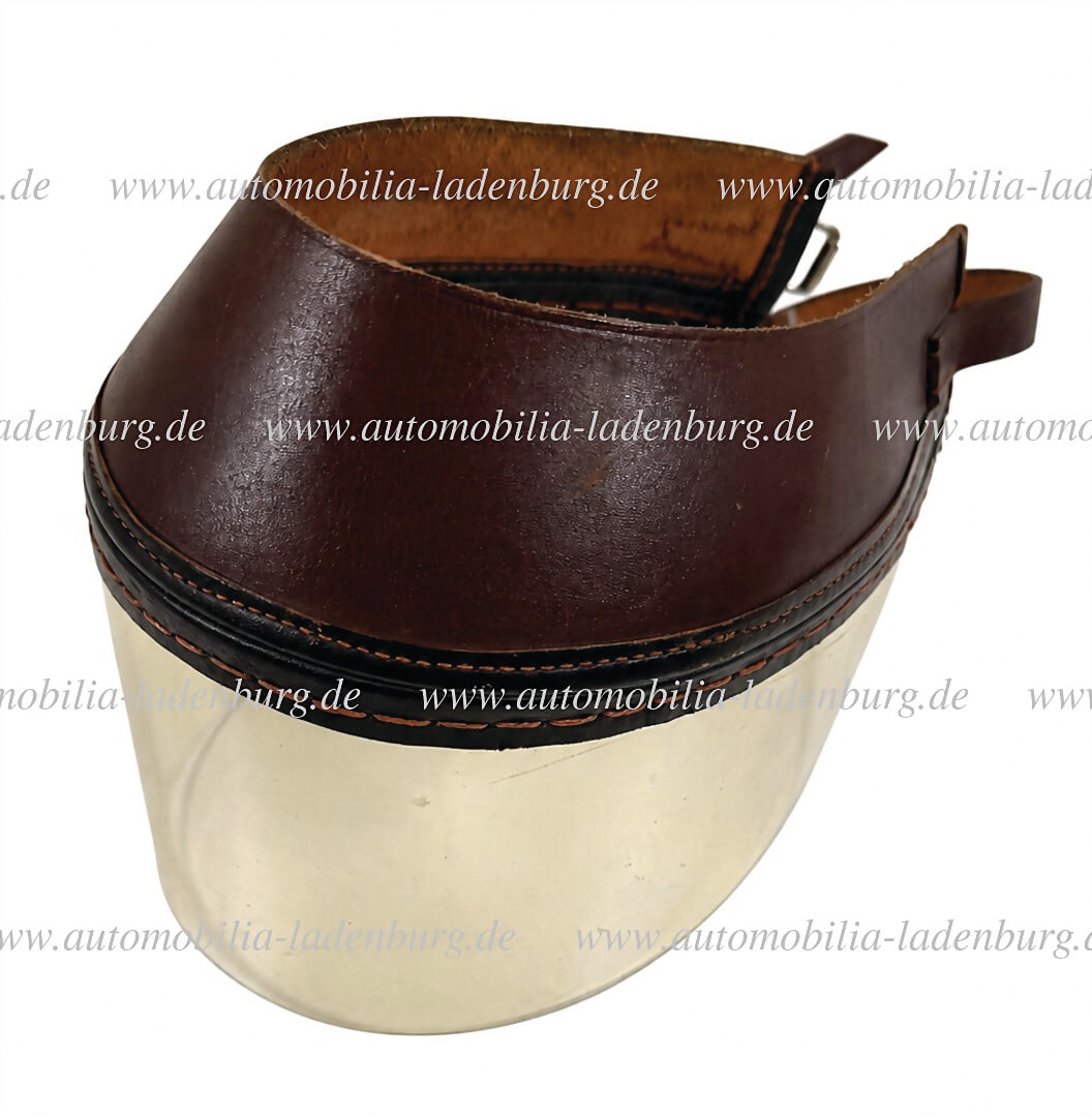 HANS HERRMANN original helmet visor by Hans Herrmann, (matching visor to helmet lot no. 1050), (1 of 3)