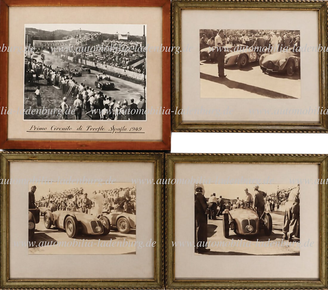 Mixed lot of 4 pieces, including original b/w photo, as well as 3 original color photos Circuito (1 of 1)