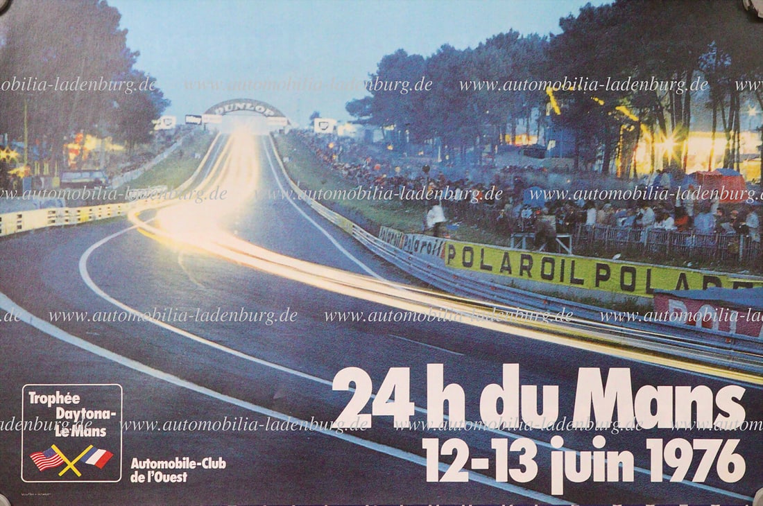 24 HEURES DU MANS Mixed lot of 3 event posters 24 heures du Mans, including the years 1974, 40x60cm; (1 of 3)