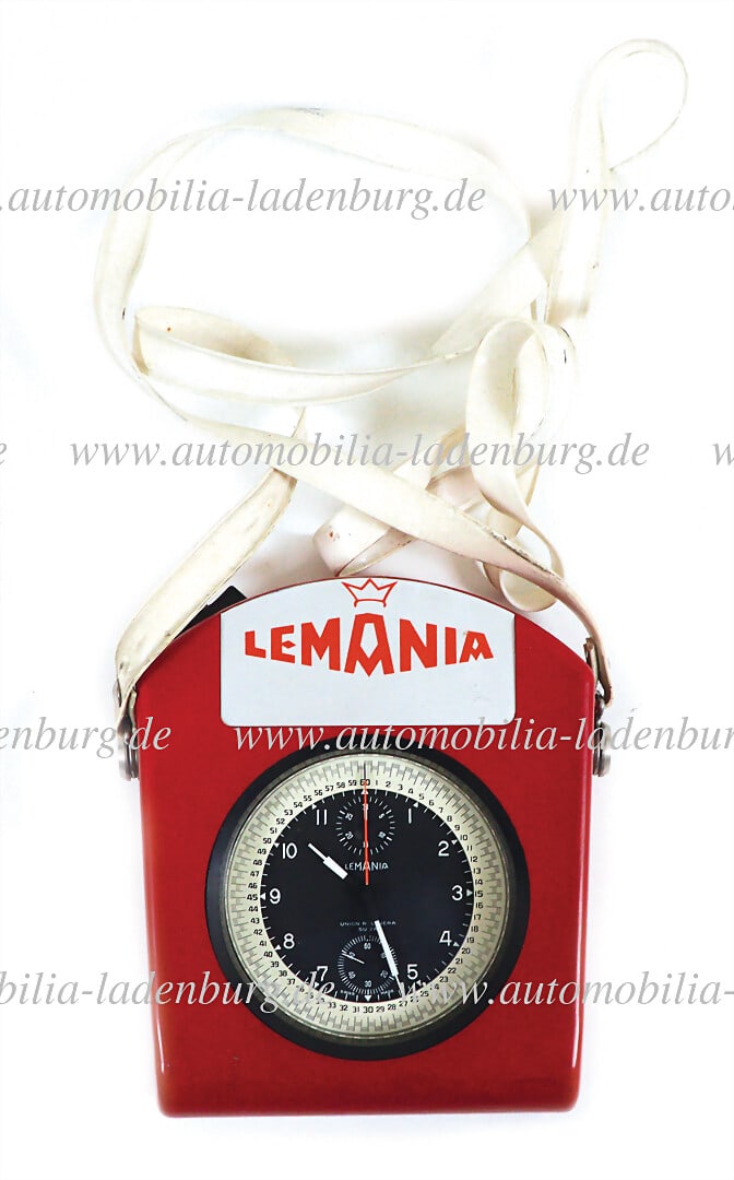 LEMANIA Stopwatch "Lemania Union Relojera Suiza", in original Lemania holder, very rare German (1 of 1)