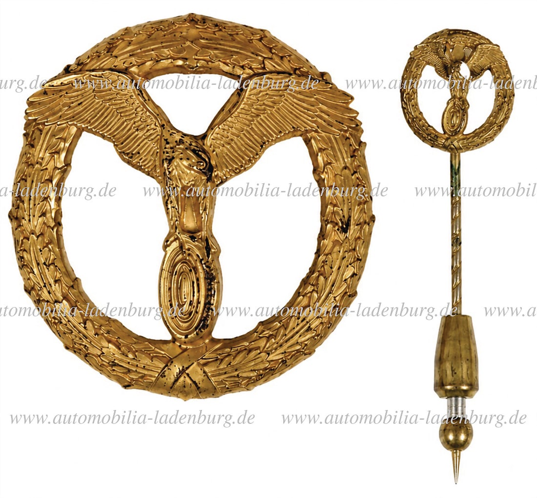 GERMAN MOTORSPORT BADGE GOLD On February 18, 1938, the German Motorsport Badge was established by (1 of 1)