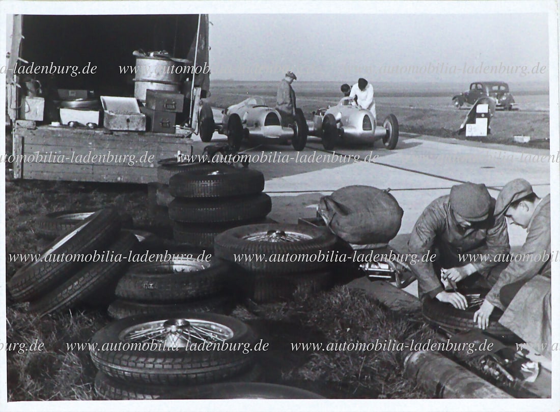 AUTO UNION 1934, original b/w photo, Auto Union Type A, record car, beautiful photo, 13x18cm (1 of 2)