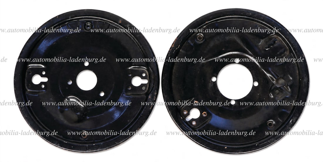 PORSCHE 2x original Porsche 356 B brake drum anchor plates, good condition German Description (1 of 1)