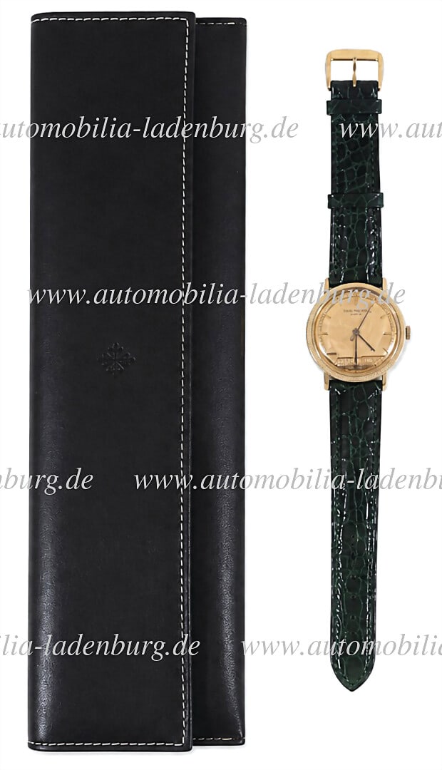 GOLD WRISTWATCH gold wristwatch, 900/1000, for external customers of Daimler-Benz AG from 1961, on (1 of 1)