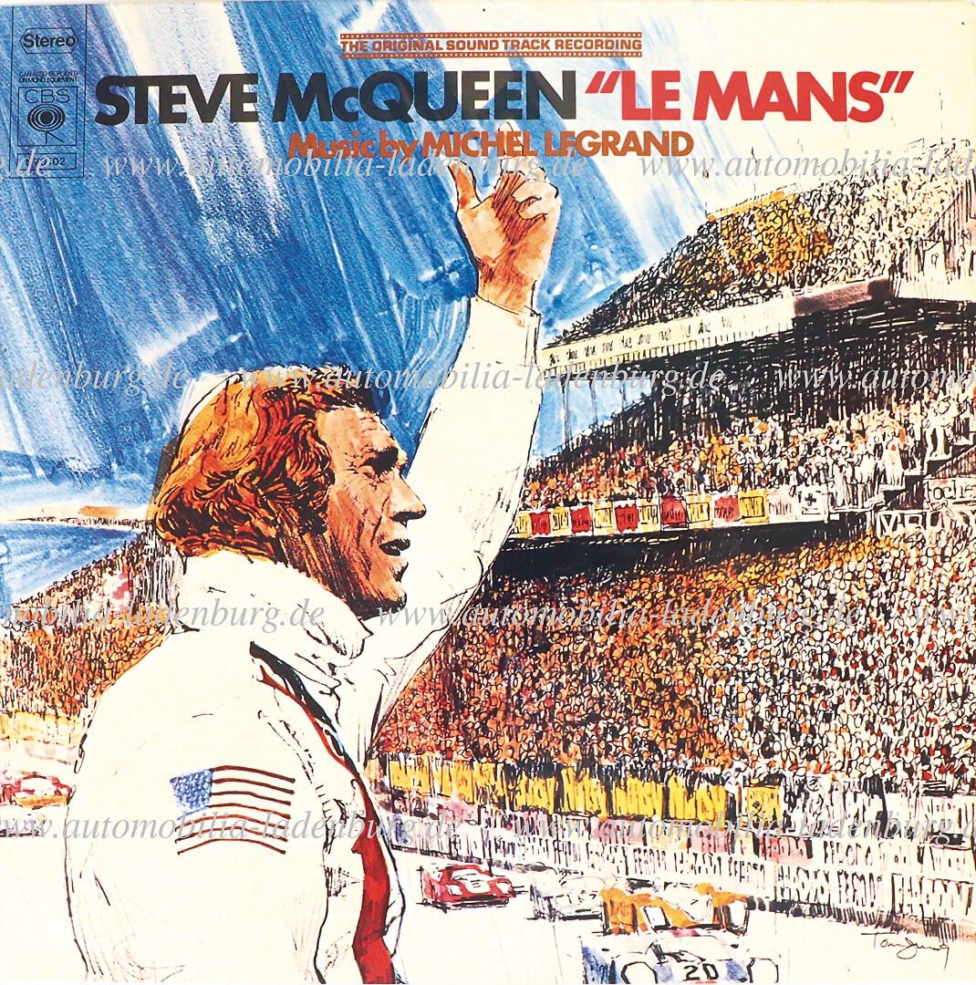STEVE MCQUEEN Record "Steve McQueen Le Mans", by Michel Legrand, English version, good condition (1 of 1)
