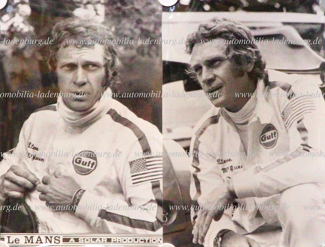 STEVE MCQUEEN Mixed lot of two original b/w photographs (prints by the artist) Steve McQueen during (1 of 1)