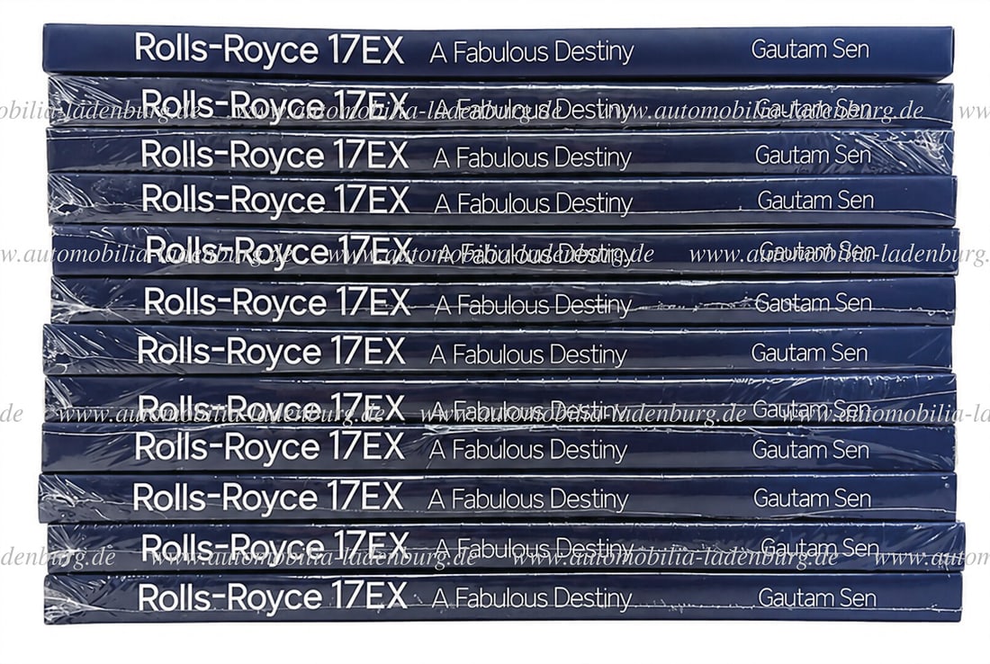 ROLLS ROYCE Convolute 12x book "Rolls-Royce 17EX - A Fabulous Destiny - a piece of history" by (1 of 1)