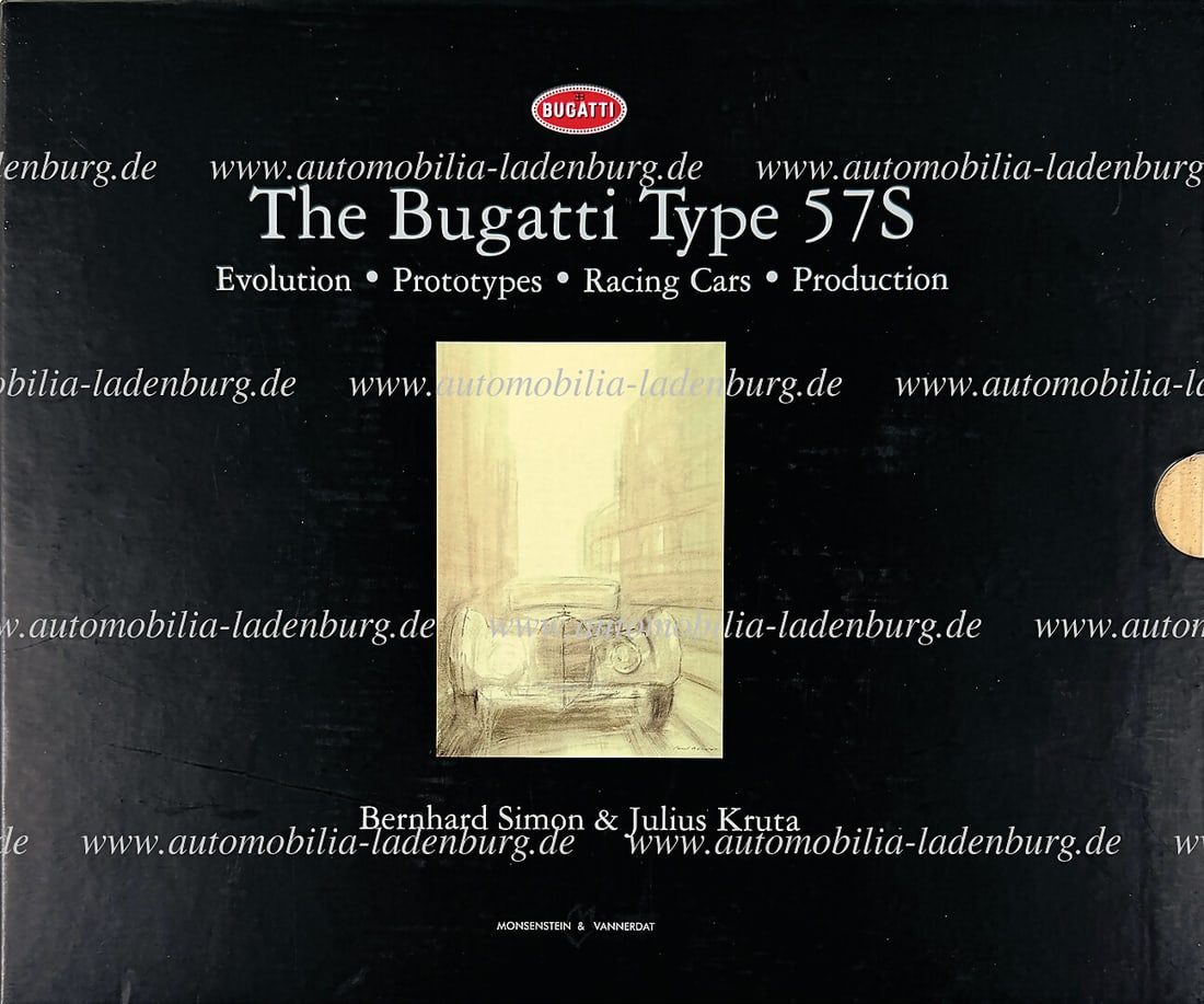 BUGATTI Book "The Bugatti Type 57S - Evolution - Prototypes - Racing Cars - Production" by Bernhard (1 of 1)
