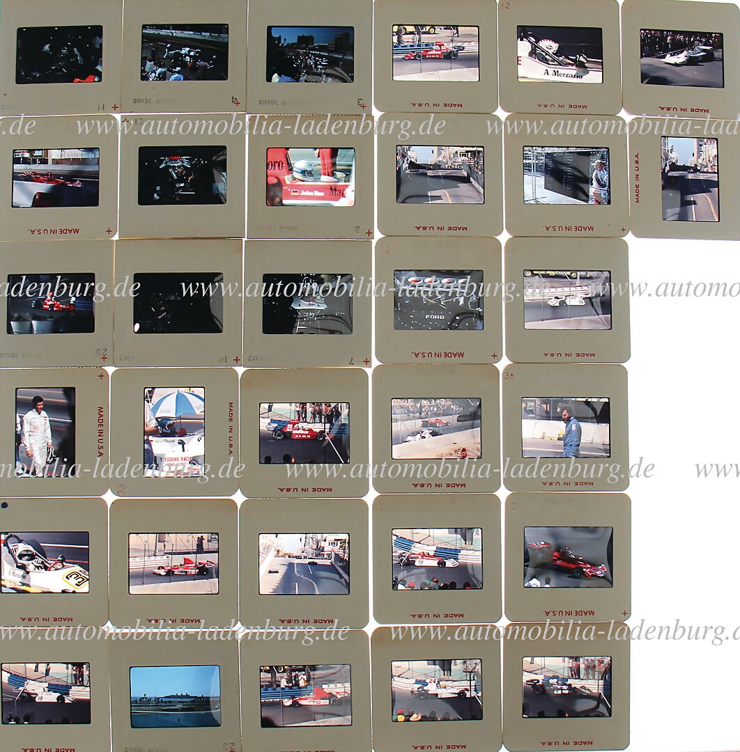 Convolute 32 original color slides Grand Prix USA 1976, beautiful pictures German Description (1 of 1)