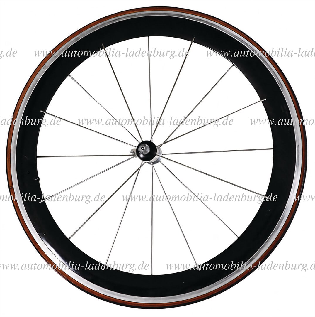 CAMPAGNOLO original Campagnolo road bike rim (front), "Tubular", tire, quick release Campagnolo, (1 of 2)