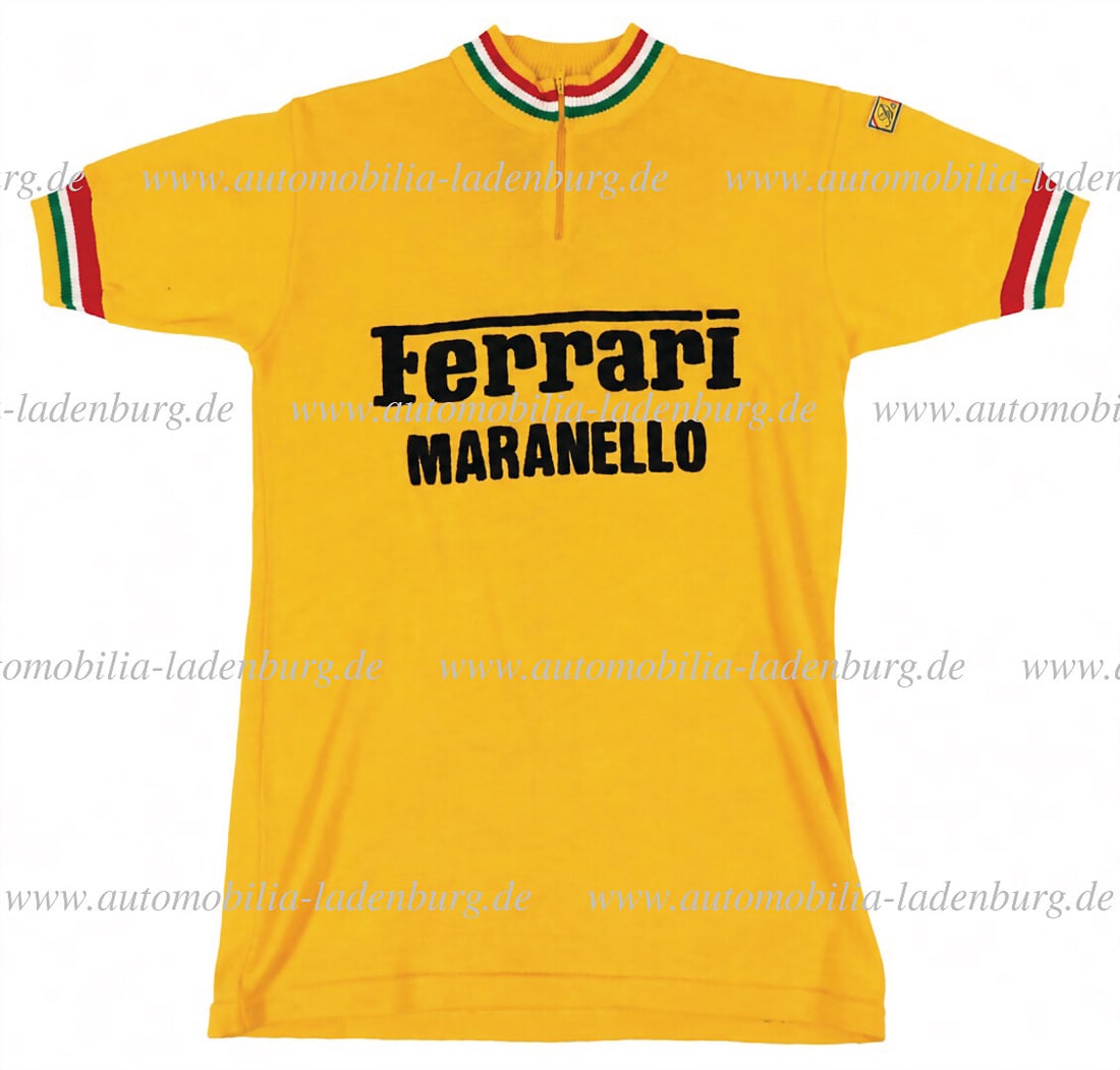 FERRARI Cycling jersey, size 4, (Brandoli patch left arm), good condition German Description (1 of 2)
