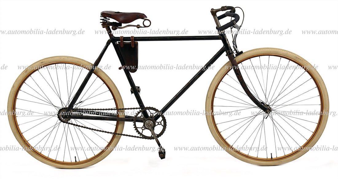 OPEL ca. 1919-1920, Opel Halbrenner, frame number "340014", with hammock saddle, tool bag, F&S (1 of 6)