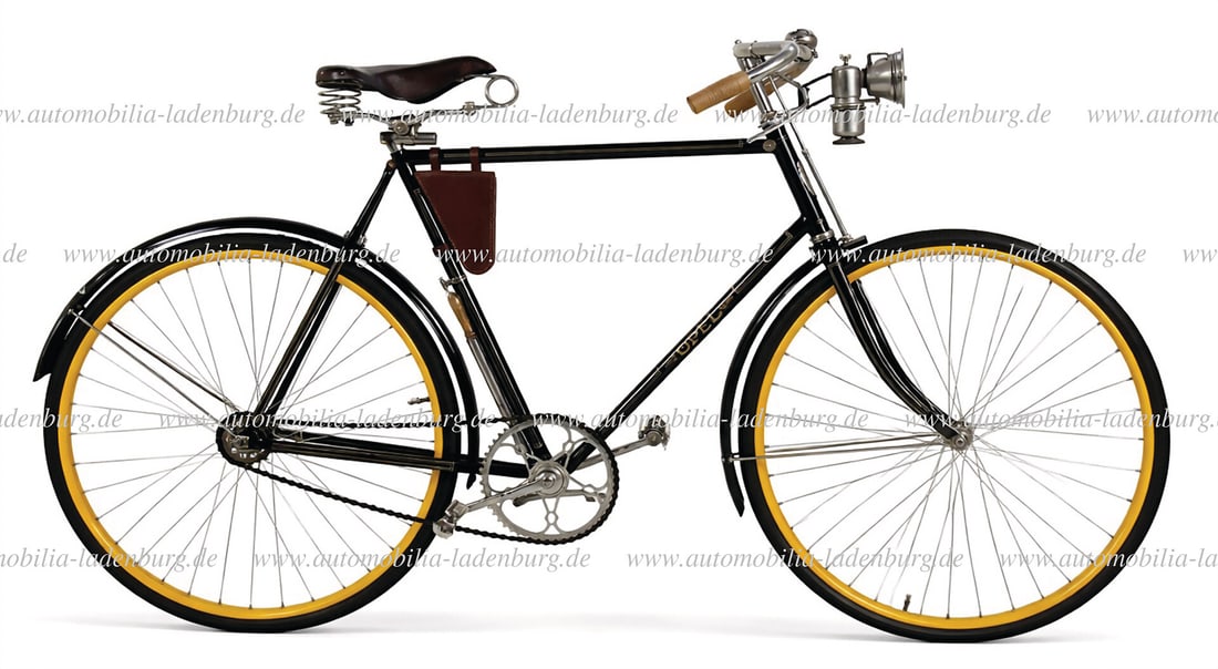 OPEL 1907/1908, Opel model no. 15, men's bicycle and luxury model of the time, fully restored, frame (1 of 10)