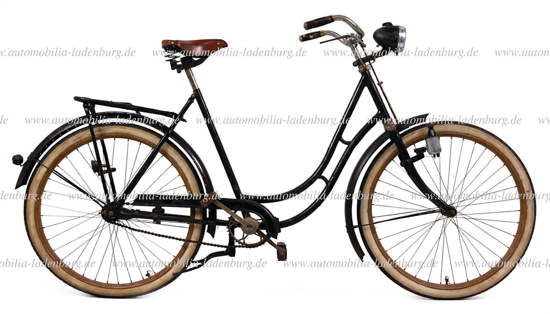 BORUSSIA / SIEBER & SONS BERLIN 1934, Borussia ladies' bicycle, frame number "2183382", with stamp (1 of 10)