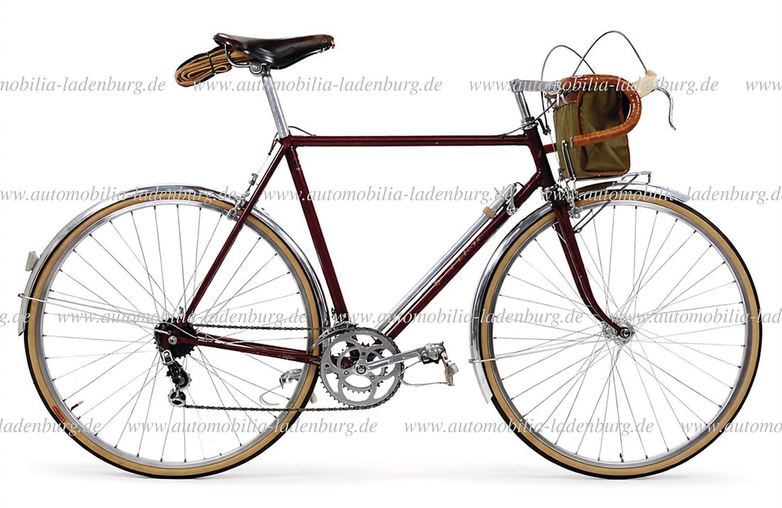 RENÃ‰ HERSE 1973, RenÃ© Herse randonneur bike, unrestored overall condition,: RENÃ‰ HERSE 1973, RenÃ© Herse randonneur bike, unrestored overall condition, with Reynolds SL frame and fork tubes, Huret gears, Weinmann 610/Vainqueur 999 brakes, Brooks Professi