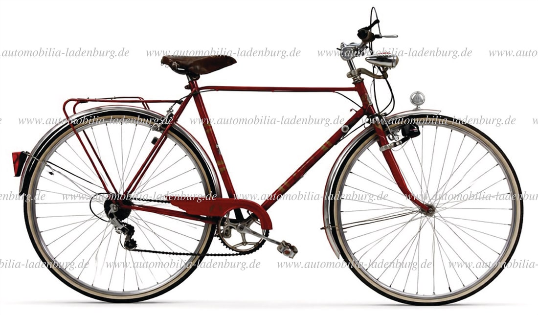 BAUER ca. 1950-1960, men's sports bike by Heinrich Bauer Fahrradwerke, with Sachs-Huret derailleur, (1 of 10)