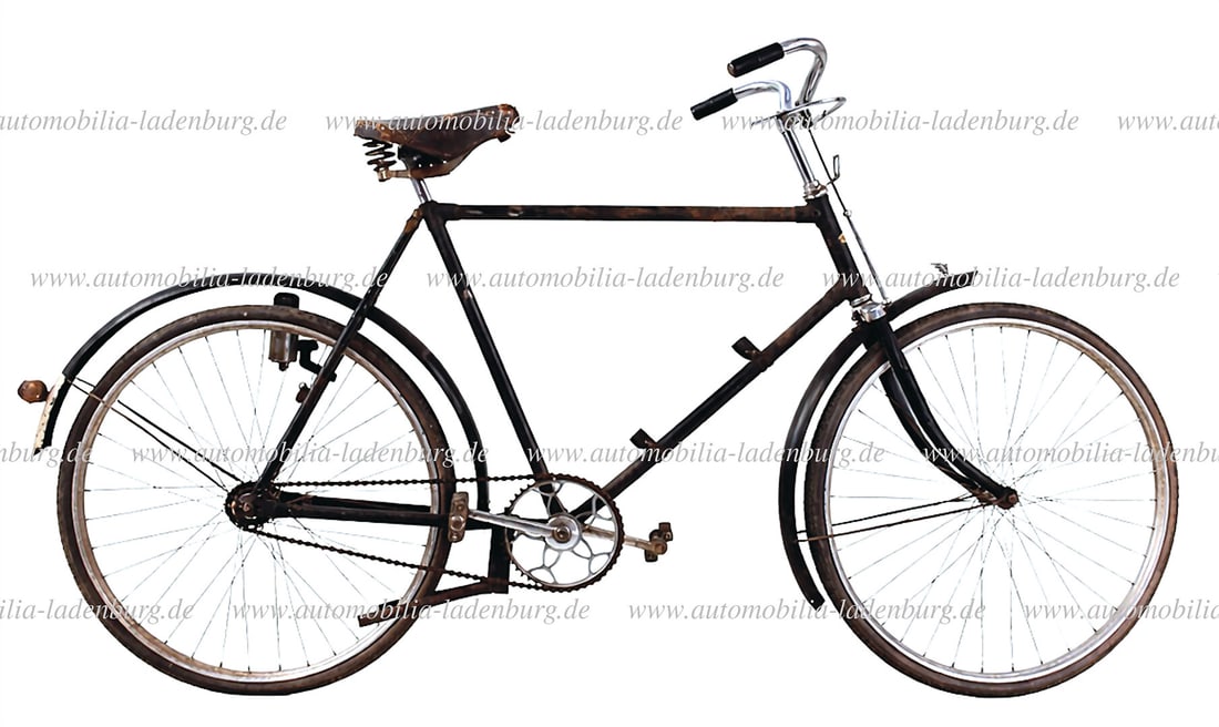 WANDERER ca. 1920s, Wanderer men's bicycle, frame number "878119", in original condition with (1 of 8)