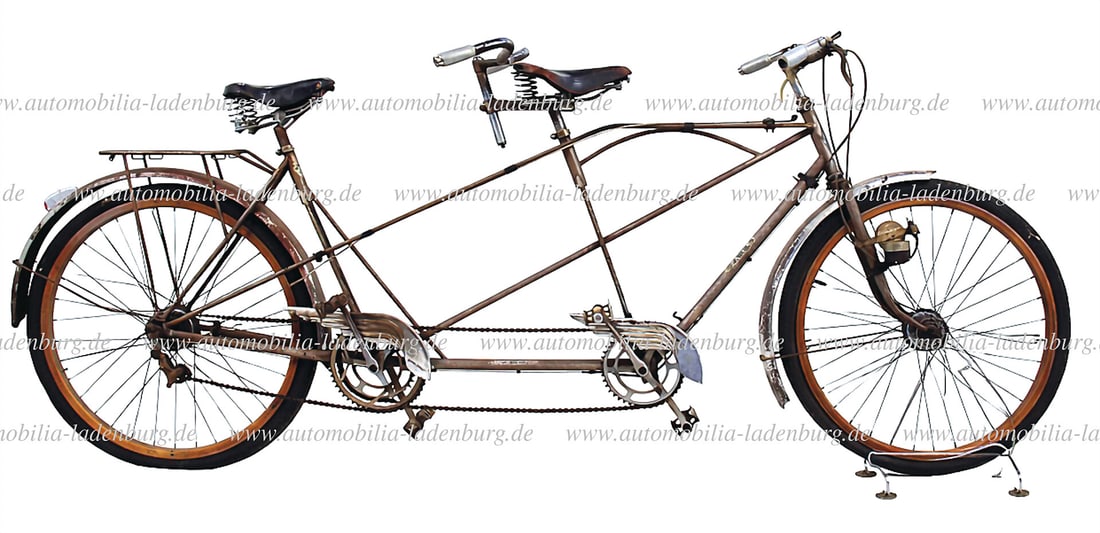 JWK / IWK SUPER ca. 1930-1938, JWK / IWK "Super" two-wheeler tandem, frame number "11897", probably (1 of 10)