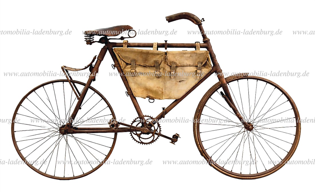 BIANCHI 1914, Bianchi "Modello 1912" military folding bicycle, frame number "13470", with military (1 of 7)