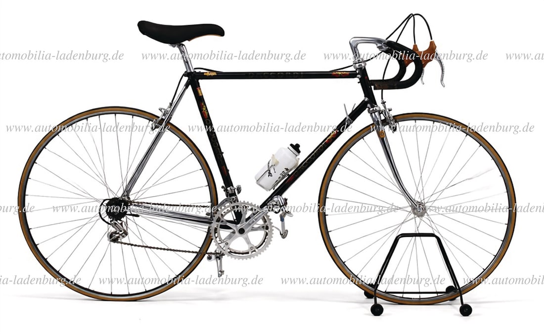DACCORDI 1985, Daccordi "50 years" road bike, with Italian Columbus SLX steel frame, Campagnolo: DACCORDI 1985, Daccordi "50 years" road bike, with Italian Columbus SLX steel frame, Campagnolo Super Record complete groupset, Concor Profile saddle, 3TTT stem 10cm (Almarc version), 3TTT handlebars,