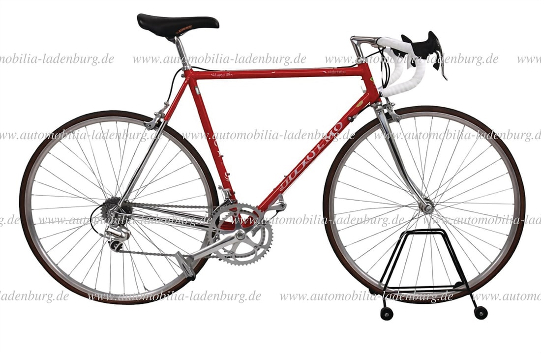 OLMO OLMO San Remo, with Columbus Cromor steel frame, Campagnolo Chorus groupset, Concor Confort: OLMO OLMO San Remo, with Columbus Cromor steel frame, Campagnolo Chorus groupset, Concor Confort Super Corsa saddle, 3TTT stem 9cm, 3TTT handlebars, Look pedals, Campagnolo Lambda rims, Continental Gr