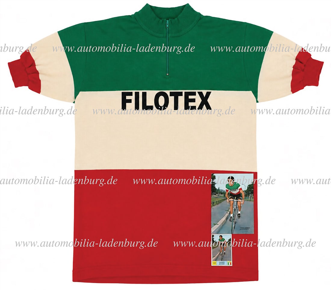FILOTEX / FRANCO BITOSSI mixed lot of 2 pieces, including original Filotex jersey by Franco Bitossi (1 of 2)