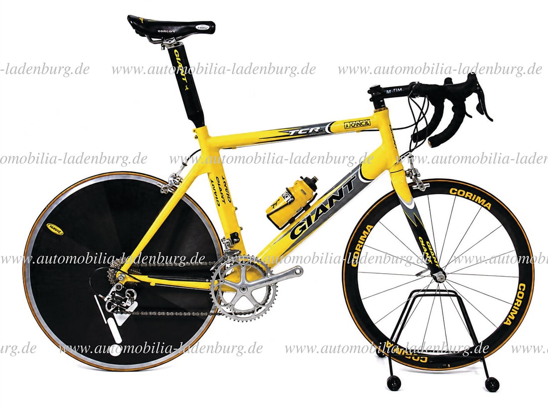 GIANT / ONCE / IGOR GONZÃLES 2001, Giant TCR prototype road bike of the Spanish team (1 of 7)