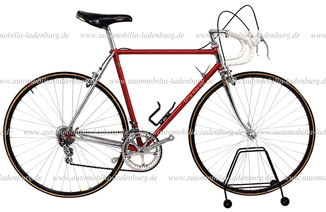 OLYMPIA 1980s, Olympia Carlo Borghi road bike, with Olympia Columbus steel frame, Olympia Columbus (1 of 7)