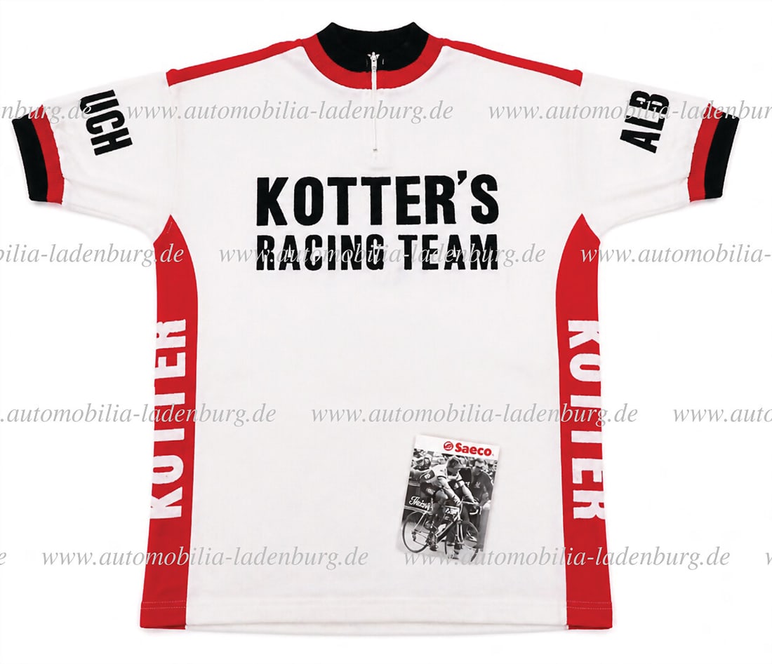 KOTTER'S RACING TEAM / DIETRICH THURAU Mixed lot of 2 pieces, including original Kotter's jersey (1 of 2)