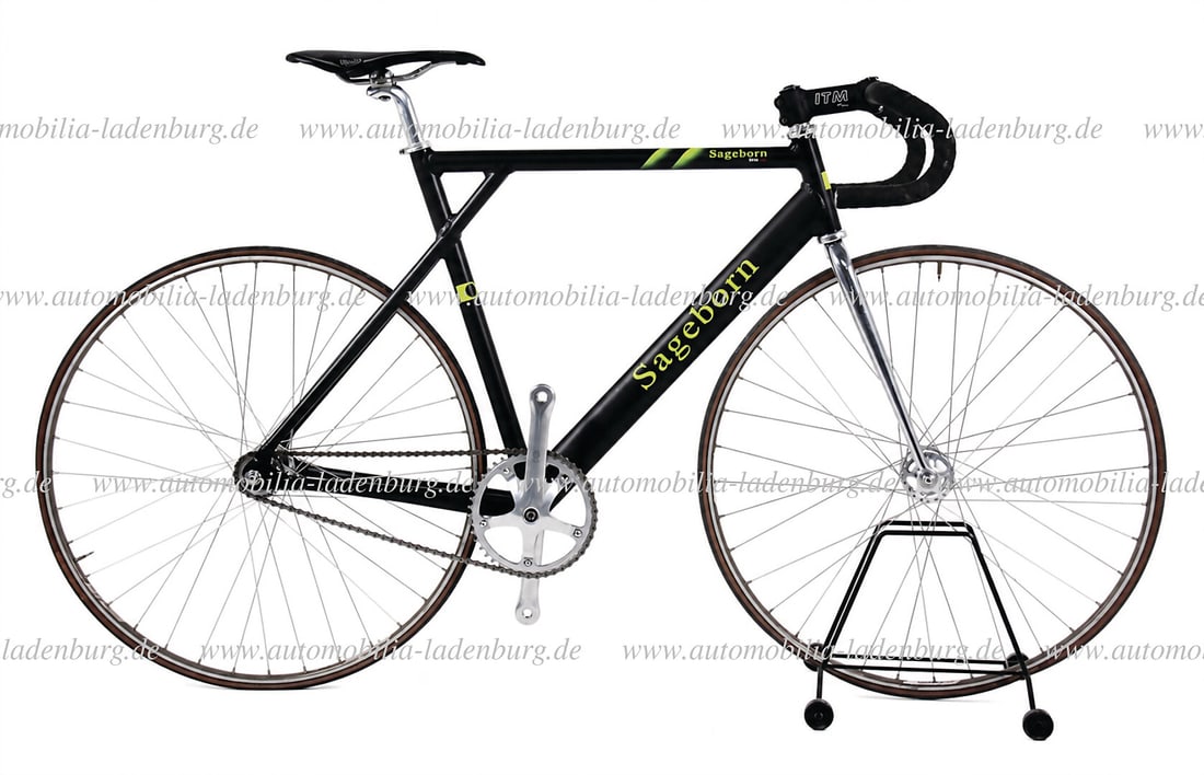 SAGEBORN / OLYMPIA 1992 1992, Sageborn team bike, with Sageborn aluminum track frame, chromed steel (1 of 6)