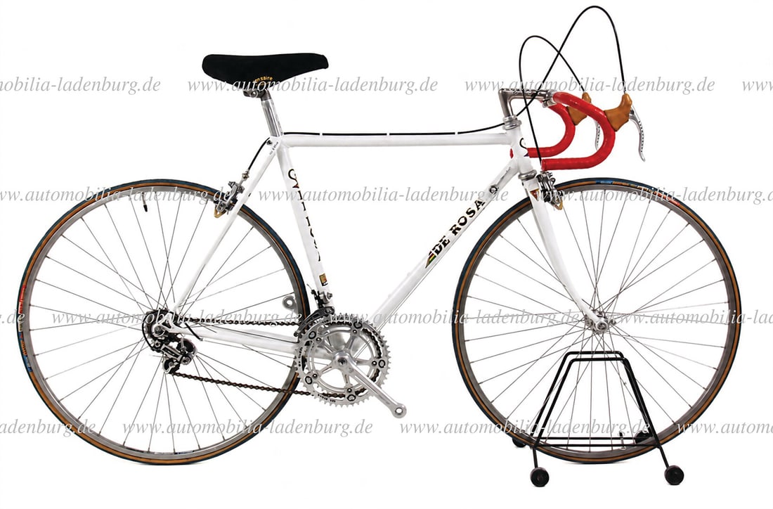 DE ROSA ca. 1979-1982, De Rosa road bike from the workshop of Ugo De Rosa, handmade steel frame with (1 of 9)