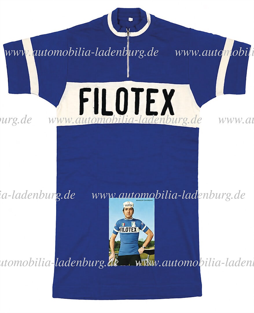FILOTEX / ARNALDO CAVERZASI Mixed lot of 2 pieces, including original Filotex jersey (manufacturer (1 of 2)