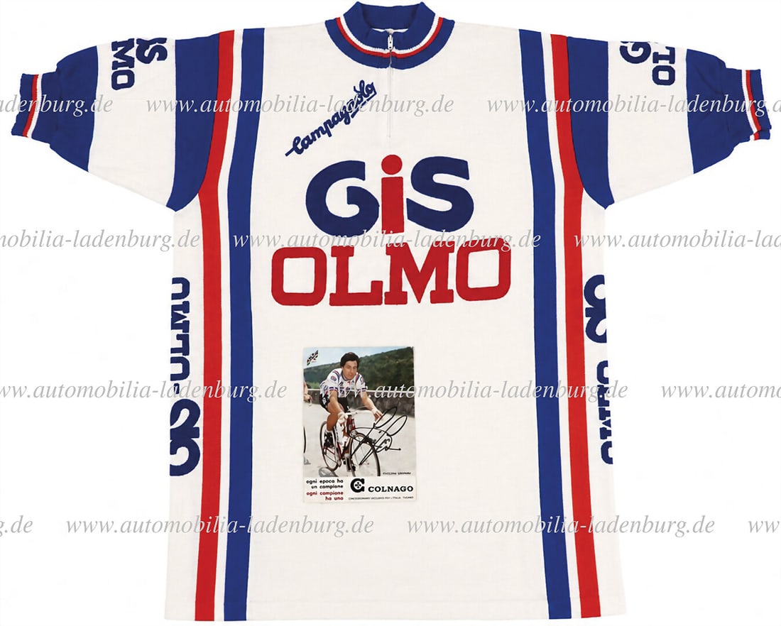 GIS-OLMO / GIUSEPPE SARONNI Mixed lot of 2 pieces, including original Gis-Olmo jersey (manufacturer (1 of 2)