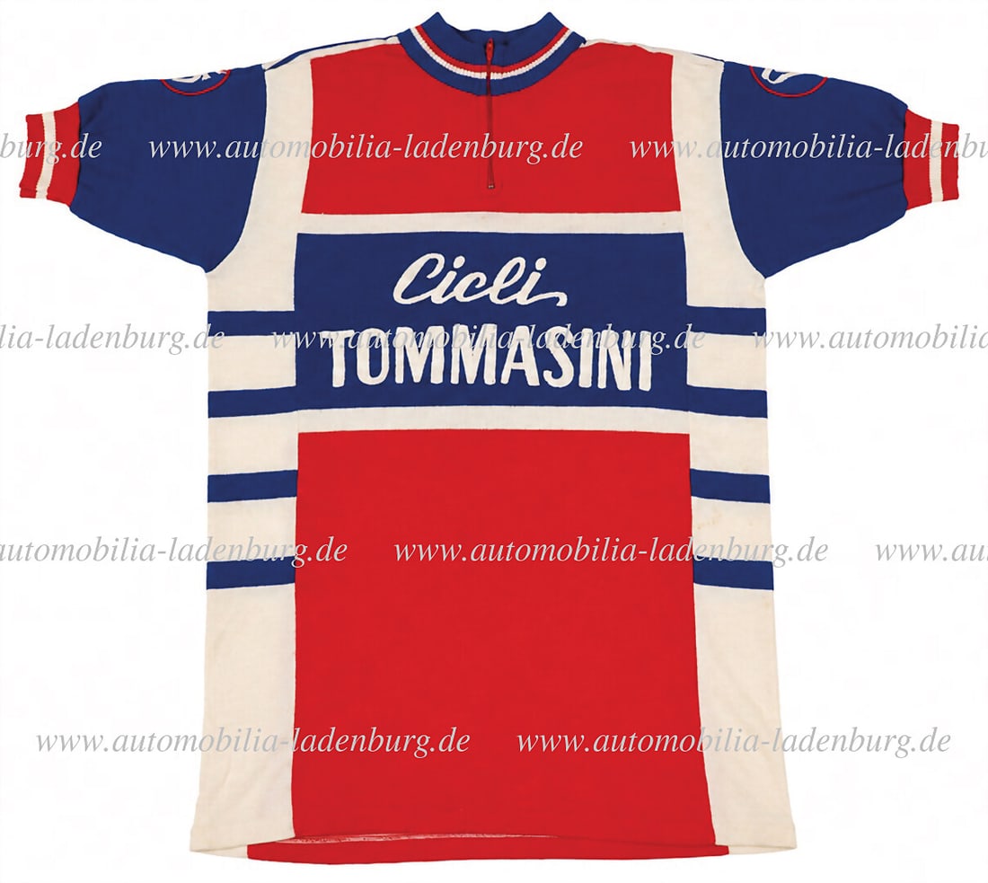 TOMMASINI Original Tommasini jersey (manufacturer MOA Sport), size 5, slight age-related: TOMMASINI Original Tommasini jersey (manufacturer MOA Sport), size 5, slight age-related discoloration on the front German Description TOMMASINI Original Tommasini-Trikot (Hersteller MOA Sport), Gr